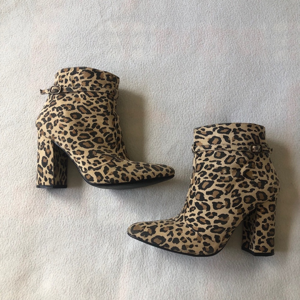 Cheetah print boots